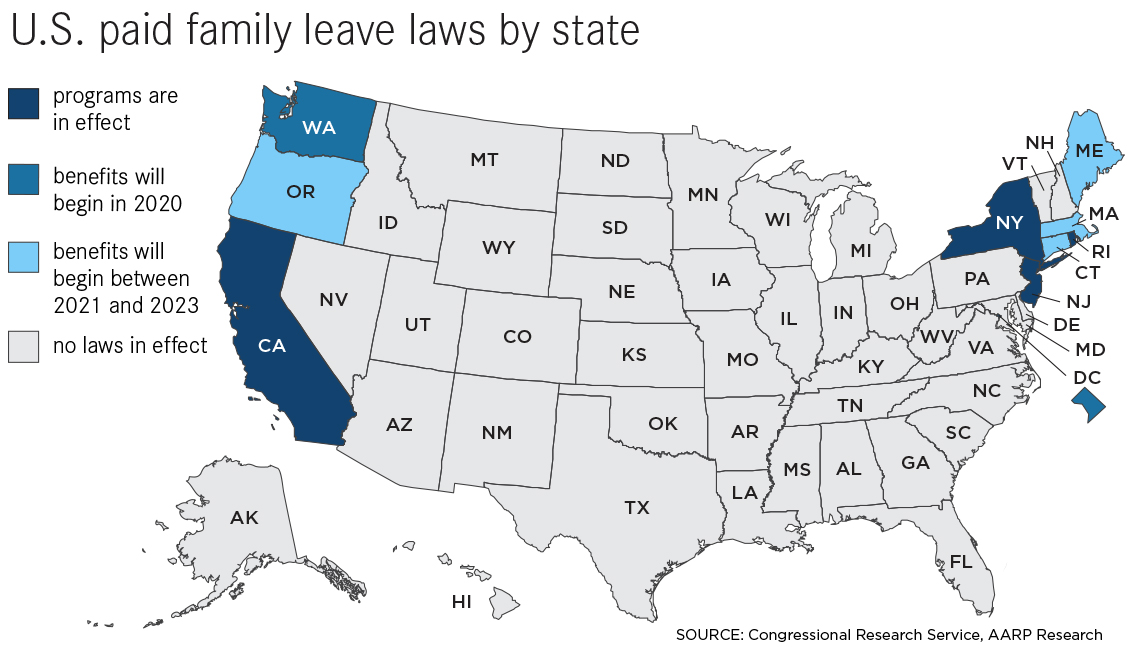 Paid Family Leave by State