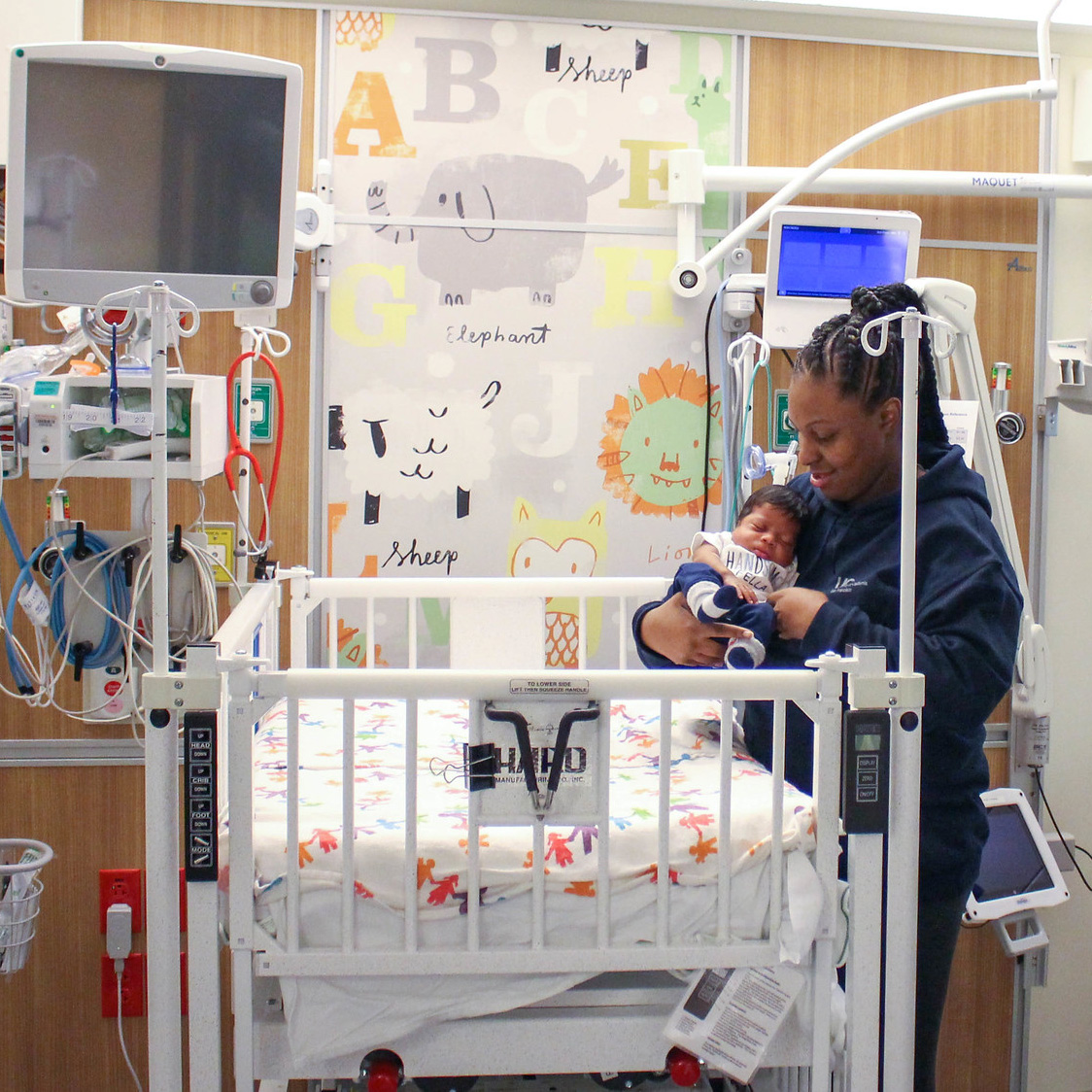 Family in a NICU