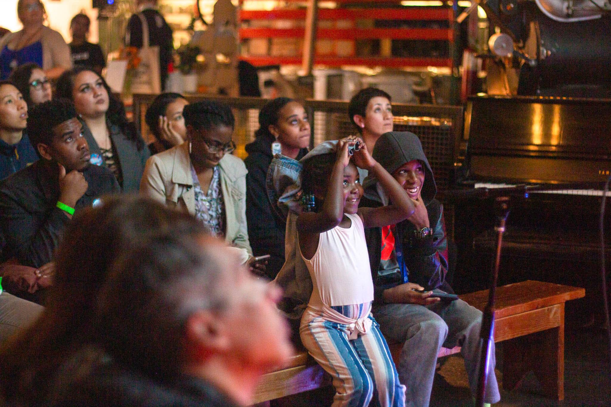 children in the audience