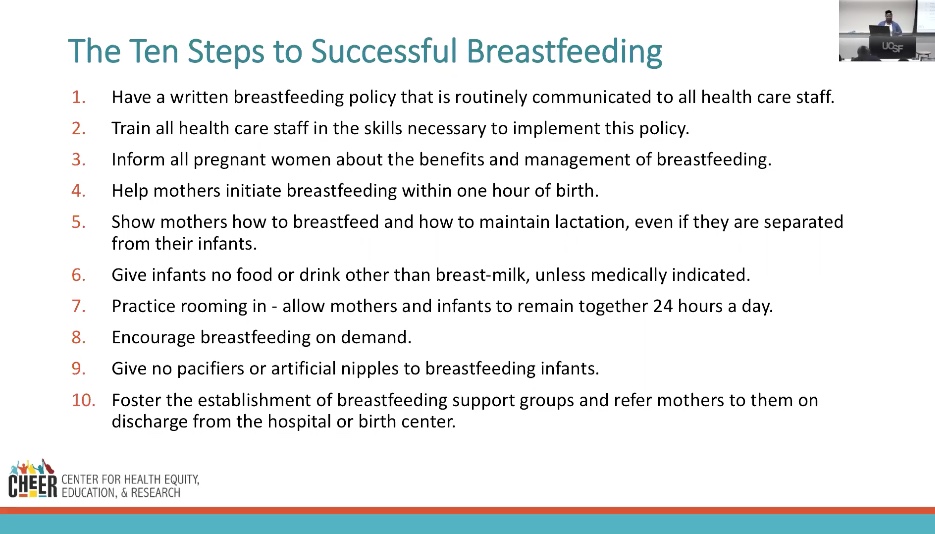 Ten Steps to Successful Breastfeeding